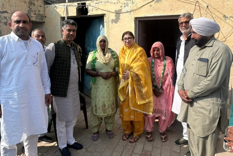 ब्लॉक समिति मैंबर वीरपाल कौर जेजेपी छोड़कर इनेलो में शामिल, कांता चौटाला ने किया स्वागत